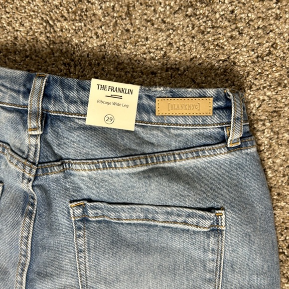 NWT BLANKNYC Jeans The Franklin Ribcage Wide Leg Denim Size 29 - Picture 8 of 9